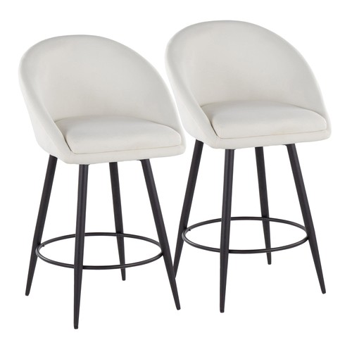 Matisse Highback 26" Fixed-height Counter Stool - Set Of 2